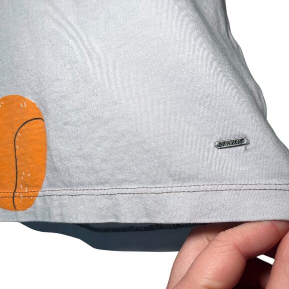 Kazo Winnie The Pooh Sequin Tiger Disney T-Shirt Gray Crewneck Cotton Size M - Picture 5 of 9